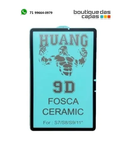 PELICULA CERAMICA FOSCA SAMSUNG TAB S7 11? T870 T875 10.9? S9 FE S10 FE S10 PLUS S10 LITE