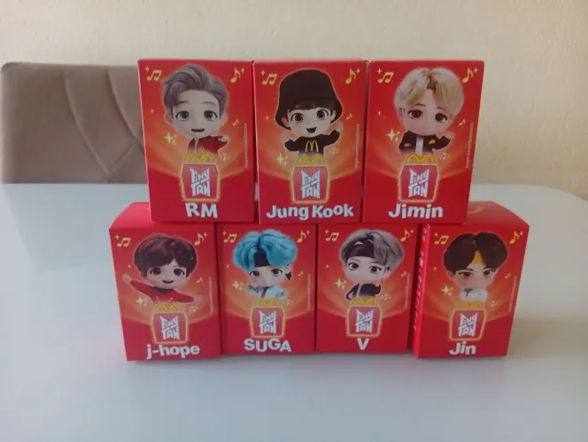 Coleção completa tiny tans bts Mic drop