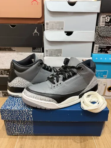Air Jordan 3 Retro 'Wolf Grey" custom tamanho 41 original