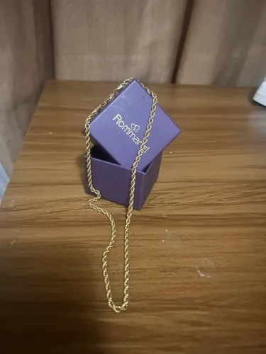 Cardão Romanel banhado a ouro 18k