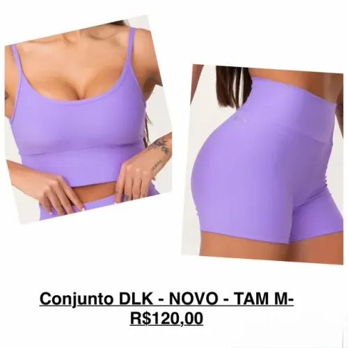 Conjunto DLK Roxo - NOVO
