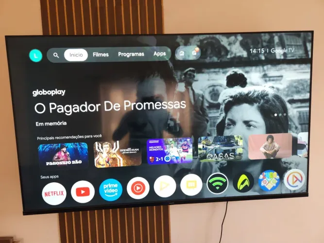 TV Philips Ambilight 60? 4K - Estado de Nova + Nota Fiscal