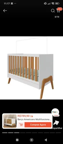 Vendo berço semi-novo