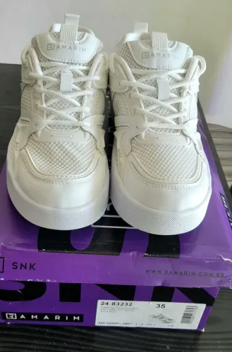 Tênis Ramarim Feminino Branco Off White Nº 35 | Novo na Caixa