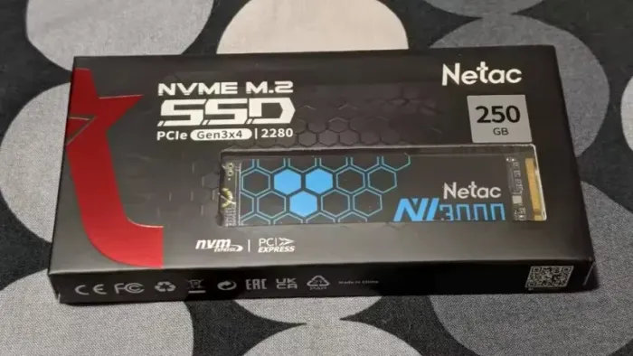 Netac NVMe SSD M2 250G (Novo lacrado)