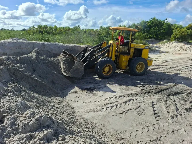 Jazida de Areia Lavada
