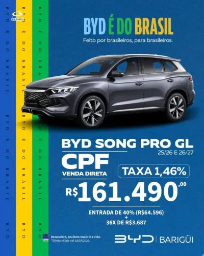 BYD Song Pro GL 1.5 16V Aut. (hibrido) 2027