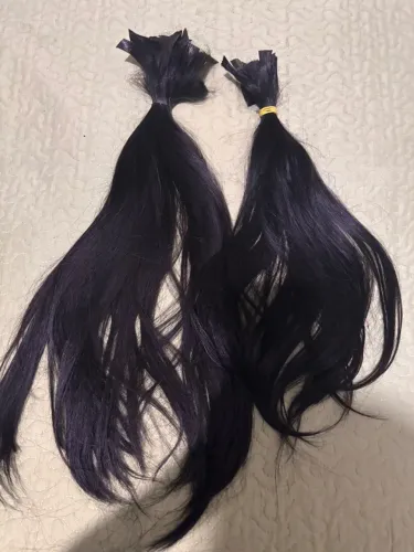 Cabelo brasileiro castanho escuro com 220 gramas