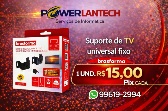 Suporte de TV universal fixo