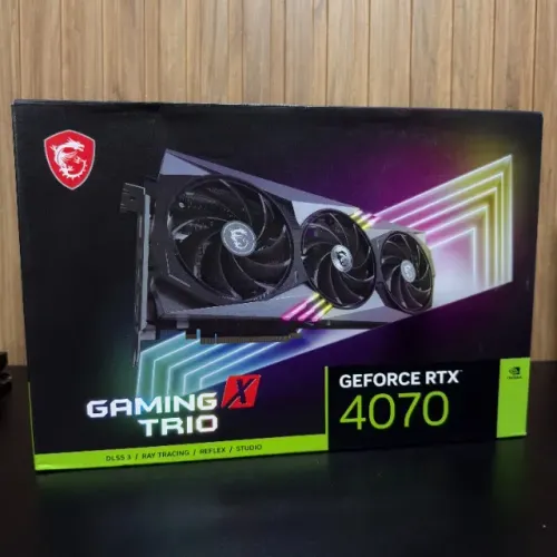 RTX 4070 MSI 12GB Semínova com Caixa e Acessórios