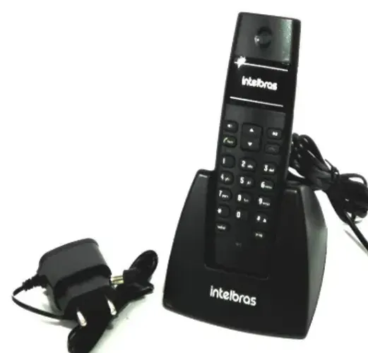 Telefone sem fio fixo Intelbras TS-40, usado funcionando com bateria nova