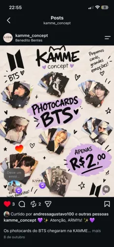 Photocards do BTS