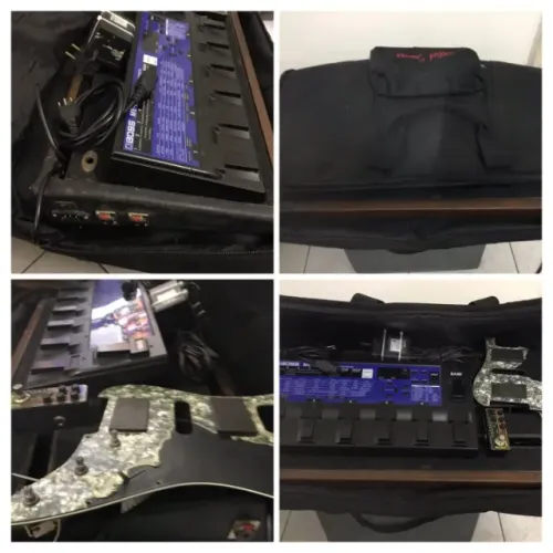 CAPTADOR EMG BOSS ME8 MOOER 004 VOX COM PEDALBOARD