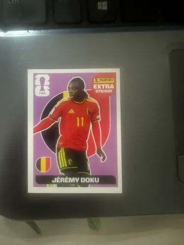 Figurinha Legend lilás Jeremy Doku original copa 2026
