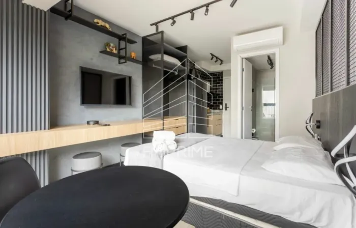 Apartamento Studio venda ou locação mobiliado, 1 quarto e sem vaga - Perdizes - São Paulo/