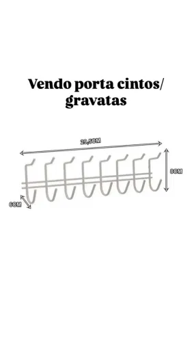 Expositor cintos/gravatas