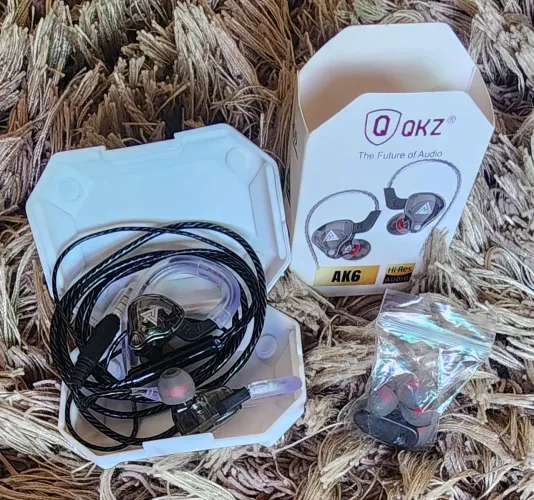 Fone QKZ AK6  Preto Novo