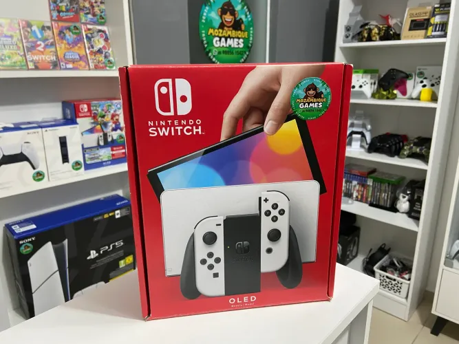 Nintendo Switch Oled Edição Branca *** ( Loja Física )
