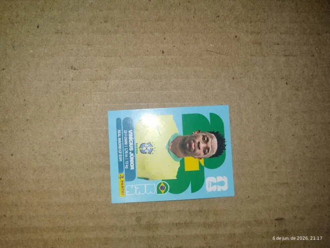 Vini Junior figurinha da copa 2026