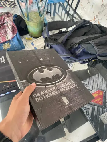 Livros os arquivos secretos batman e superman - Semi Novos