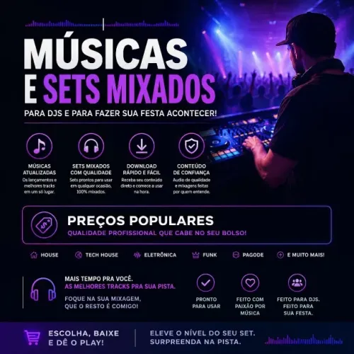 Músicas Para DJs, Festas e Afins. Envio Imediato Via Google Drive!