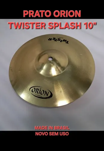 PRATO ORION TWISTER SPLASH 10" - MADE IN BRASIL - NOVO