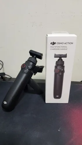Tripe bastão DJI Osmo Action carregador de bateria inteligente