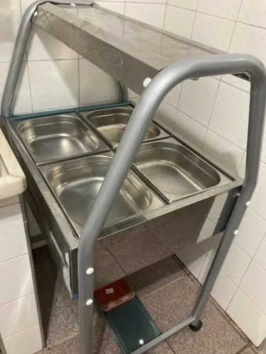 BUFFET TERMICO IBET 04 CUBAS GN 1/2 0,80X0,59X1,25
