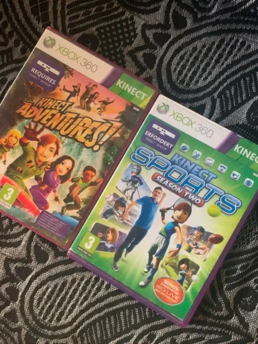 Kinect Adventures Xbox369 e Kinect Sports Xbox360 (Originais)
