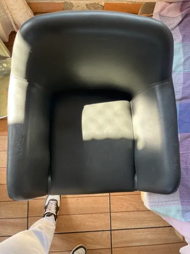 Cadeira escritório confortável preta