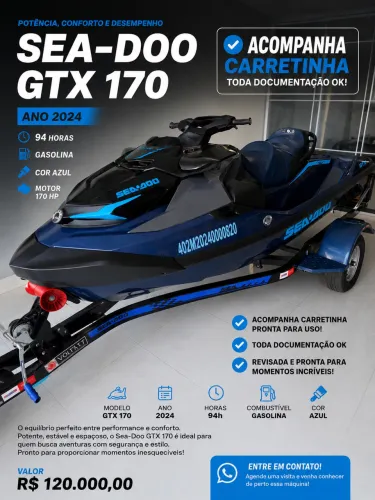 Jet sky seadoo 170 ano 2024