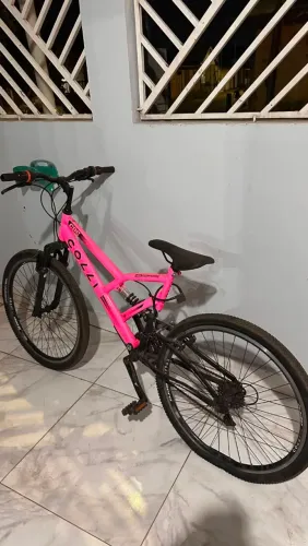 Bicicleta Rosa Feminina