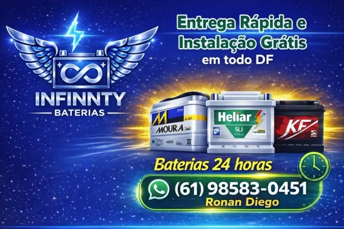Baterias 24 horas todos os dias 