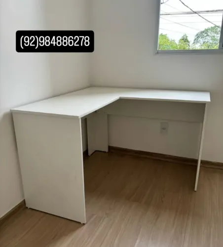 Mesa L em mdf
