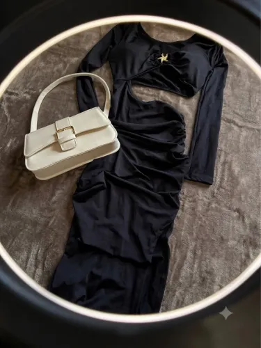 Bolsa e vestido