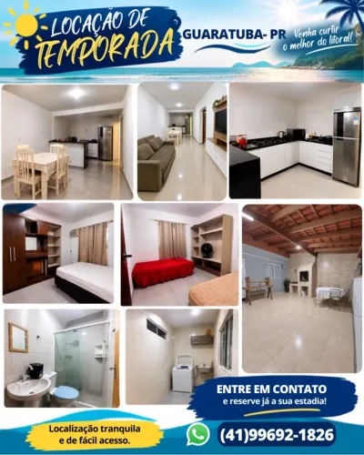 Casa para alugar para temporada em Guaratuba