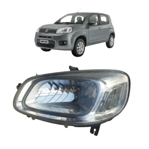 farol esquerdo uno drive 2016 2017 2018 2019 cromado