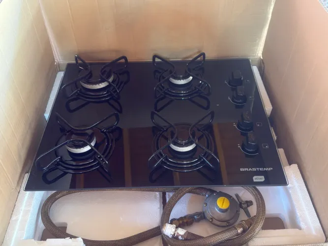 Cooktop 4 bocas Brastemp ative