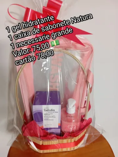 Cestas especiais de produtos de beleza