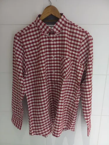 Camisa xadrez damart masculina
