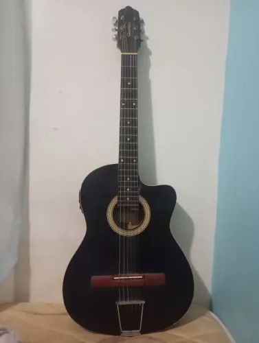 Violão Giannini GSFX-1C EL BK elétrico - Com avarias - R$ 250