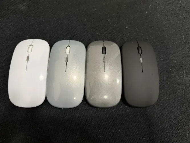 Mouse Silencioso com Bluetooth ou Conector Wireless
