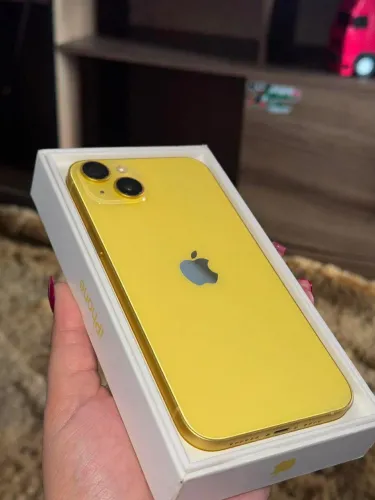 iPhone 14 Plus yellow troco por outro iOS