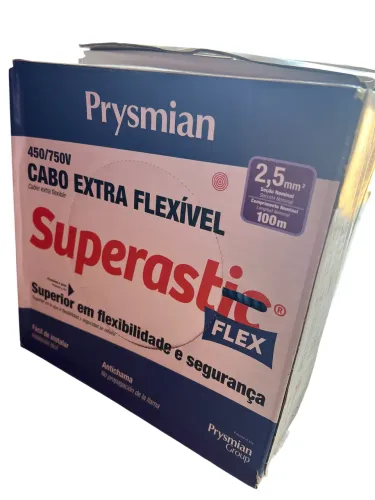 Cabo Elétrico Extra Flexível 2,5mm 100 Prysmian 