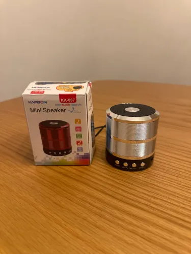 Mini Caixa de Som Bluetooth KAPBOM KA-887 Nova - na