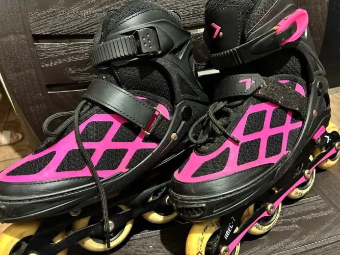 Patins Oxer First Wheels Inline Ajustável Tamanho 33 ao 36
