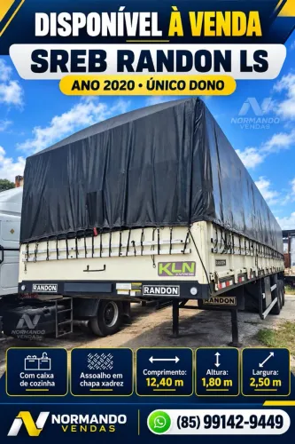 Vendo carreta Randon ano 2020