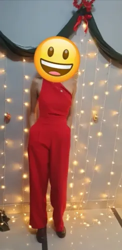Macacão vermelho 