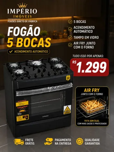 FOGÕES DIRETO DE FÁBRICA
