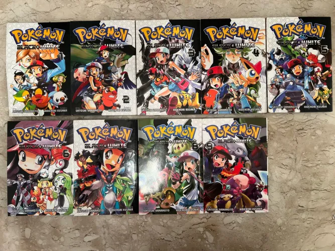 Coleção mangá Pokémon Black & White